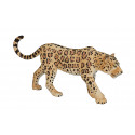 Figura de juguete de leopardo con diseño realista y detallado para niños y coleccionistas.