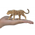 Figura de juguete de leopardo con diseño realista y detallado para niños y coleccionistas.