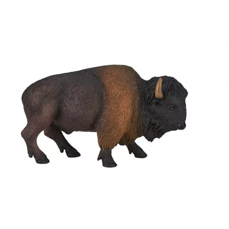 Figura detallada y realista de bisonte americano para colección y decoración.