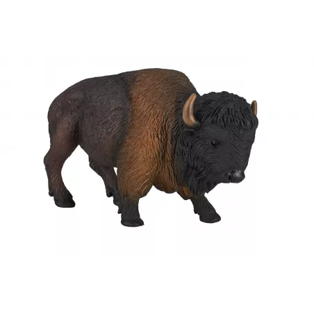 Figura detallada y realista de bisonte americano para colección y decoración.