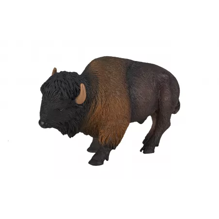 Figura detallada y realista de bisonte americano para colección y decoración.