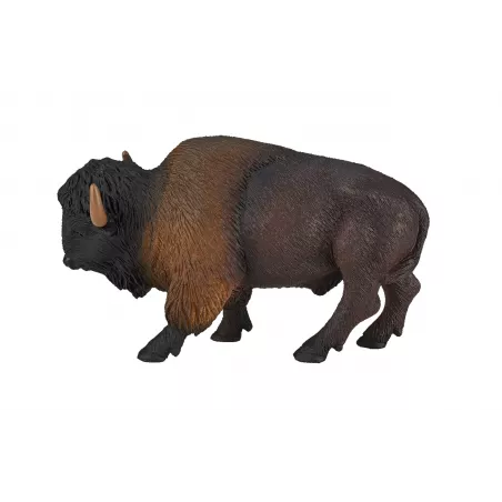 Figura detallada y realista de bisonte americano para colección y decoración.