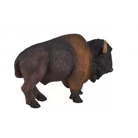 Figura detallada y realista de bisonte americano para colección y decoración.