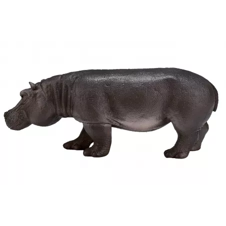 Figura detallada de hembra de hipopótamo de juguete marca Mojo para juego educativo y coleccionistas.