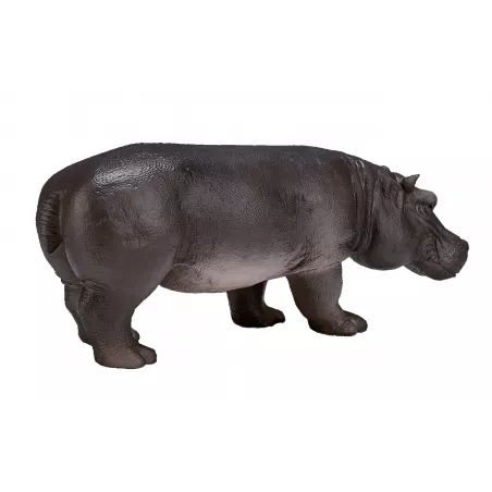 Figura detallada de hembra de hipopótamo de juguete marca Mojo para juego educativo y coleccionistas.