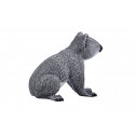 Koala en miniatura realista pintado a mano, ideal para juego educativo y colección.