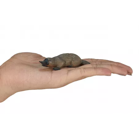 Figura de juguete de ornitorrinco realista marca Mojo pintada a mano para niños y coleccionistas.