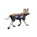 Figura decorativa y realista de perro de caza africano para coleccionistas.
