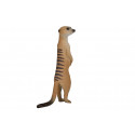 Figura realista de suricata en posición de alerta para coleccionistas y juego educativo.