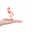 Figura decorativa de flamenco americano realista de la marca Mojo para decoración de interiores.
