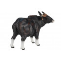 Figura detallada y pintada a mano del Toro Gaur de Mojo para coleccionistas.