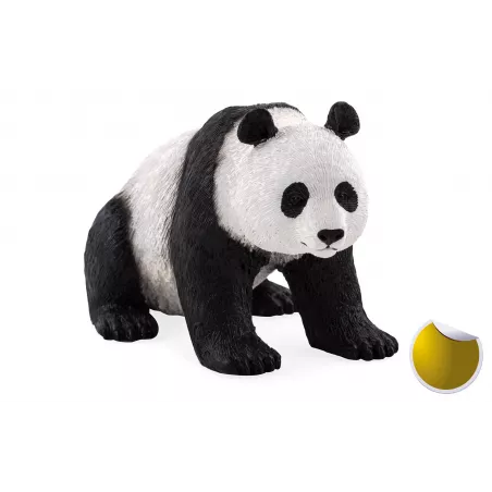 Figura de panda gigante realista de juguete de la colección Mojo pintada a mano para niños y coleccionistas.