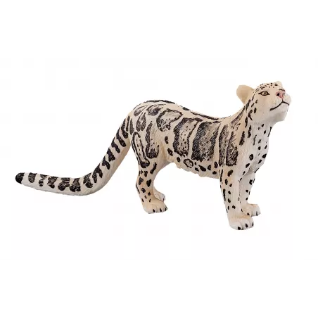 Figura decorativa Pantera Brumosa de diseño moderno y compacto de 10x10x10 cm de la colección Mojo.