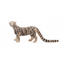 Figura decorativa Pantera Brumosa de diseño moderno y compacto de 10x10x10 cm de la colección Mojo.