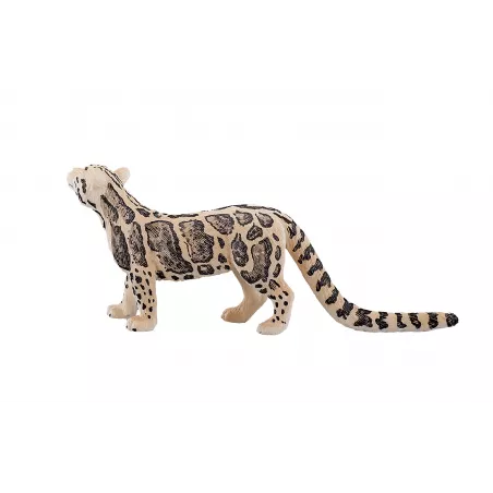 Figura decorativa Pantera Brumosa de diseño moderno y compacto de 10x10x10 cm de la colección Mojo.