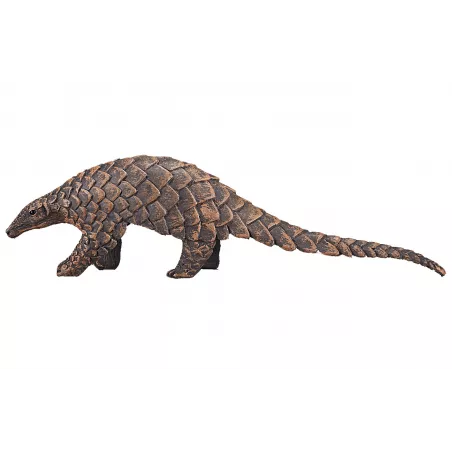 Figura realista de pangolín indio de 12 cm para coleccionistas y decoración.