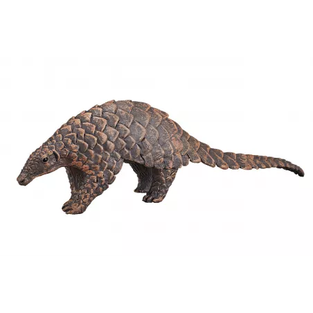 Figura realista de pangolín indio de 12 cm para coleccionistas y decoración.