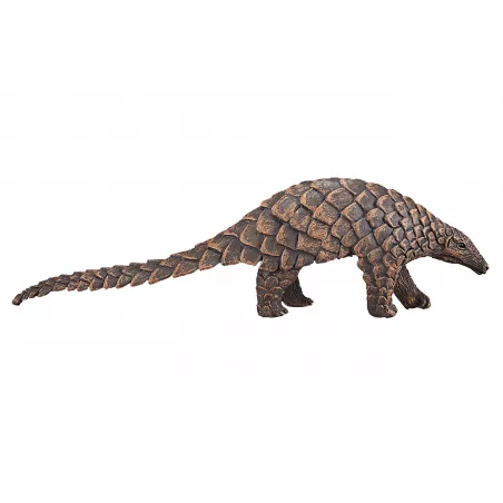 Figura realista de pangolín indio de 12 cm para coleccionistas y decoración.