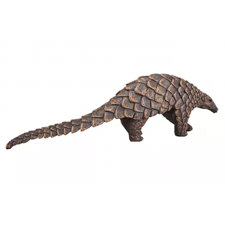 Figura realista de pangolín indio de 12 cm para coleccionistas y decoración.