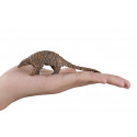 Figura realista de pangolín indio de 12 cm para coleccionistas y decoración.