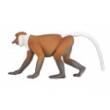 Figura realista de mono narigudo de Borneo para colección y decoración.
