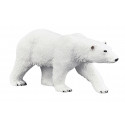 Figura realista de oso polar de juguete marca Mojo para coleccionistas y niños.