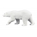 Figura realista de oso polar de juguete marca Mojo para coleccionistas y niños.