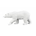 Figura realista de oso polar de juguete marca Mojo para coleccionistas y niños.
