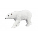 Figura realista de oso polar de juguete marca Mojo para coleccionistas y niños.