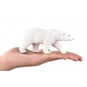 Figura realista de oso polar de juguete marca Mojo para coleccionistas y niños.