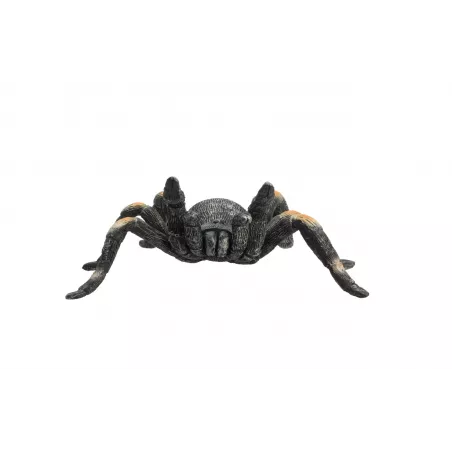 Figura hiperrealista de tarántula roja de juguete marca Mojo para coleccionistas