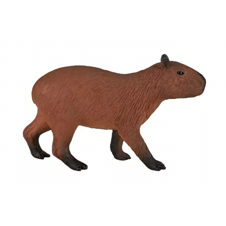 Figura de juguete de capibara realista y detallada para juego educativo y coleccionistas.