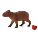 Figura de juguete de capibara realista y detallada para juego educativo y coleccionistas.