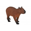 Figura de juguete de capibara realista y detallada para juego educativo y coleccionistas.