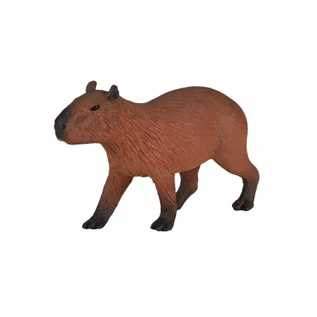 Figura de juguete de capibara realista y detallada para juego educativo y coleccionistas.