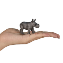 Figura realista de rinoceronte bebé de juguete para niños y coleccionistas.