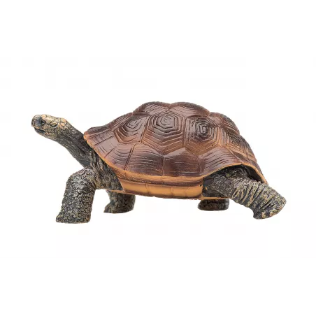 Figura realista de tortuga gigante de Mojo pintada a mano para decoración y coleccionistas