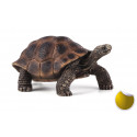 Figura realista de tortuga gigante de Mojo pintada a mano para decoración y coleccionistas