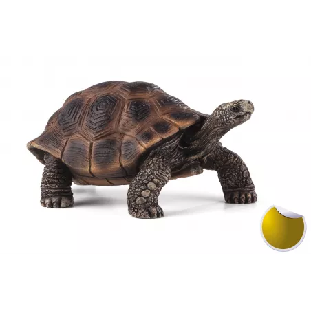 Figura realista de tortuga gigante de Mojo pintada a mano para decoración y coleccionistas