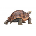 Figura realista de tortuga gigante de Mojo pintada a mano para decoración y coleccionistas