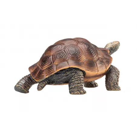 Figura realista de tortuga gigante de Mojo pintada a mano para decoración y coleccionistas