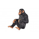 Figura realista de chimpancé de la colección Mojo pintada a mano para coleccionistas y juego educativo.