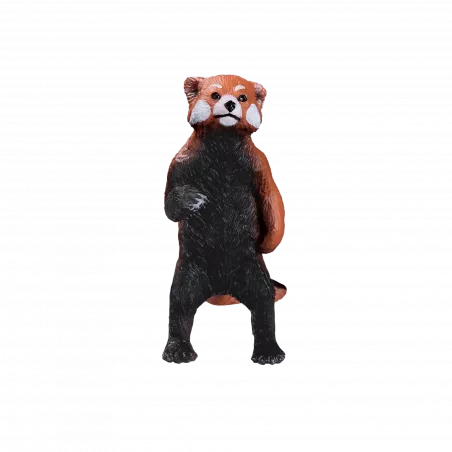 Figura realista de panda rojo marca Mojo pintada a mano para coleccionistas y decoración