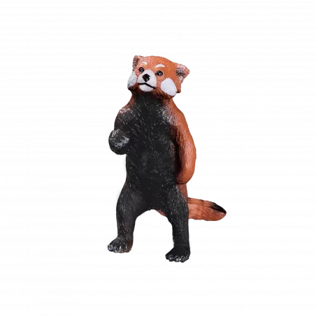 Figura realista de panda rojo marca Mojo pintada a mano para coleccionistas y decoración