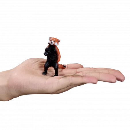 Figura realista de panda rojo marca Mojo pintada a mano para coleccionistas y decoración