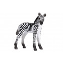 Figura de potro cebra de juguete realista de la colección Mojo para niños y coleccionistas.