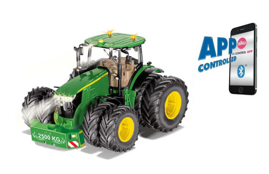 SIKUCONTROL John Deere 7290R con neumáticos gemelos