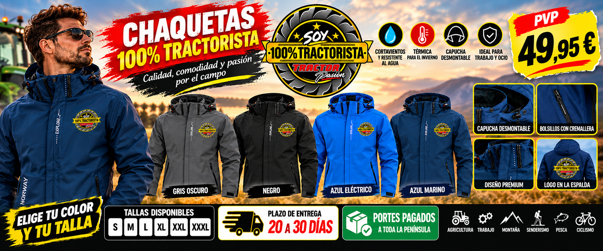 Chaquetas de TractorPasion