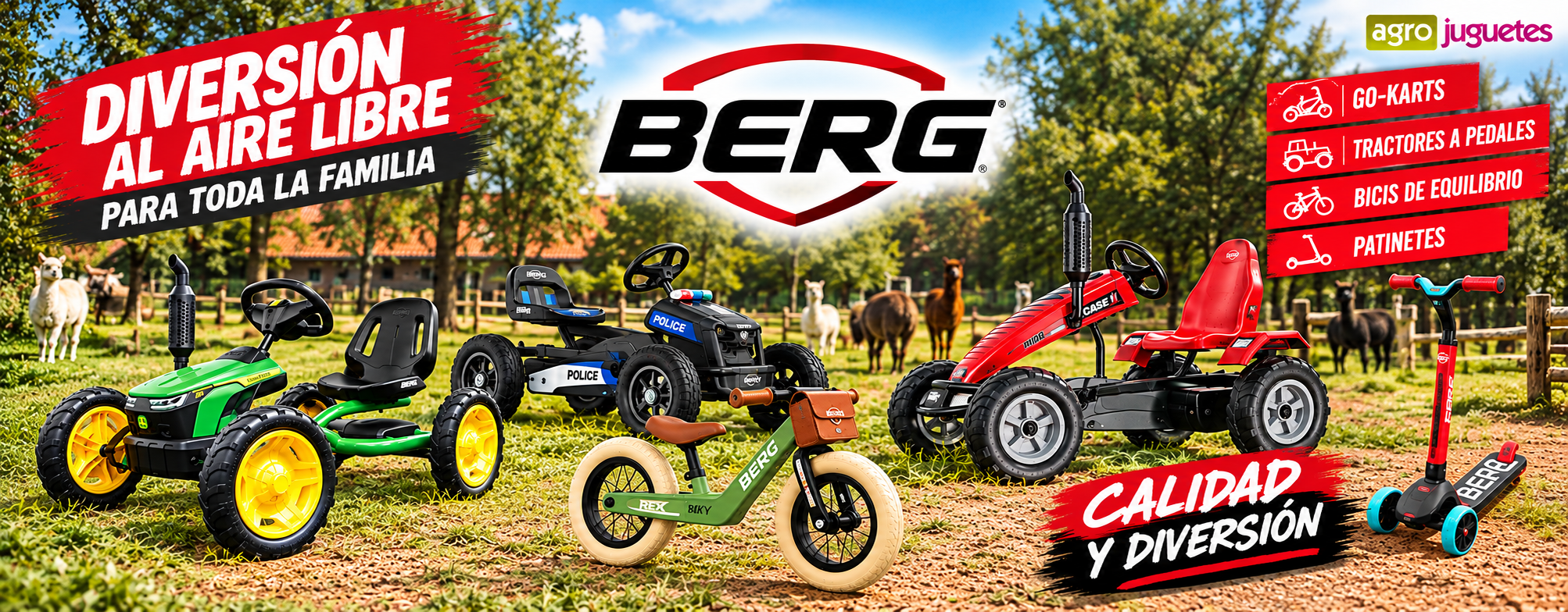 Karts Pedales Berg
